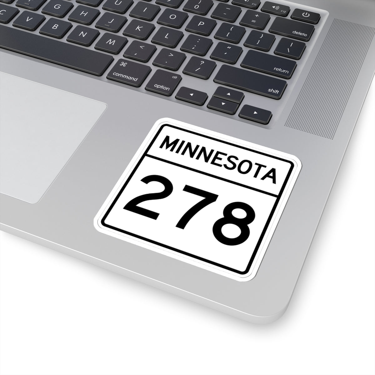 MN-278 1948 (Minnesota) (Road Sign) STICKER Vinyl Kiss-Cut Decal