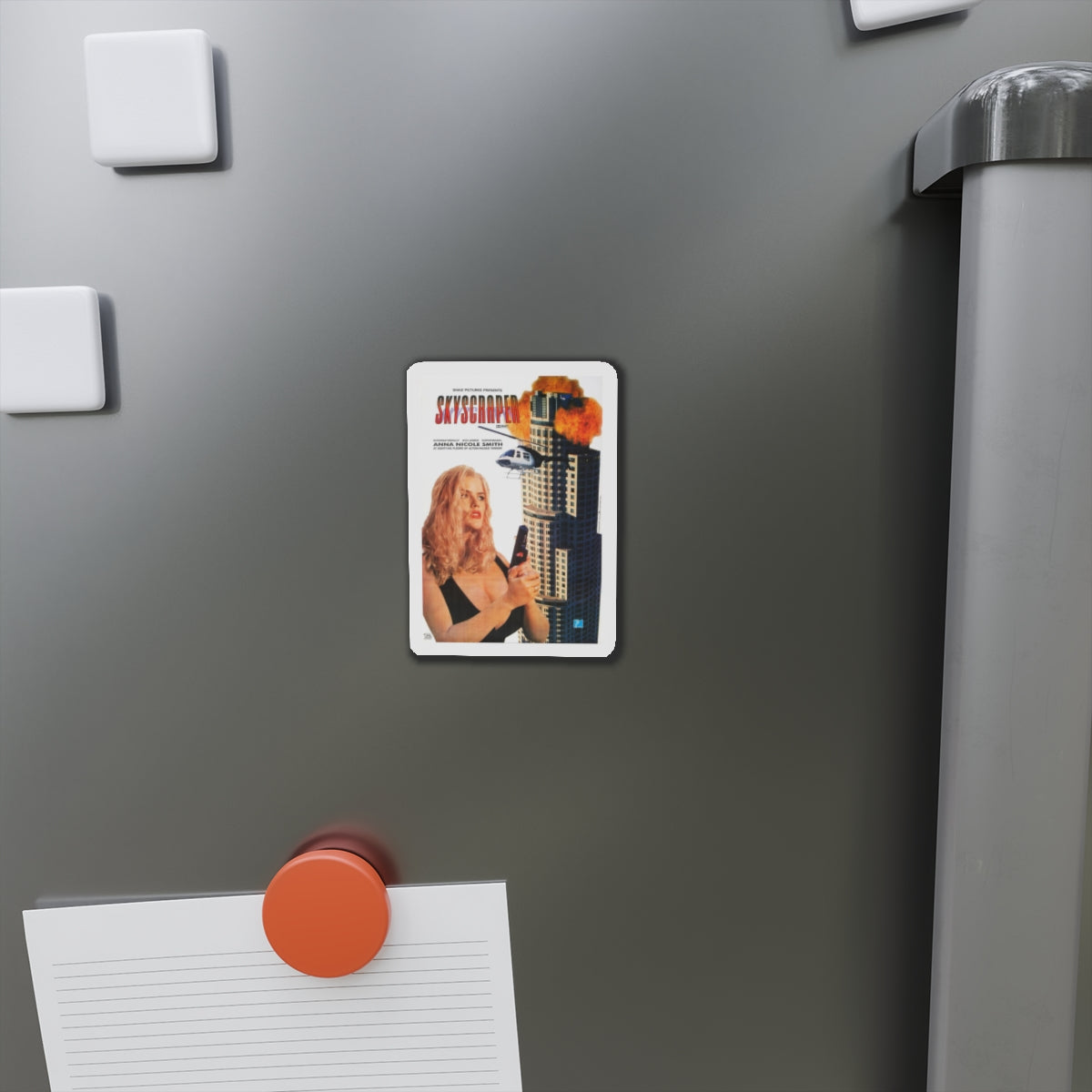 SKYSCRAPER 1996 Movie Poster - Refrigerator Magnet-The Sticker Space