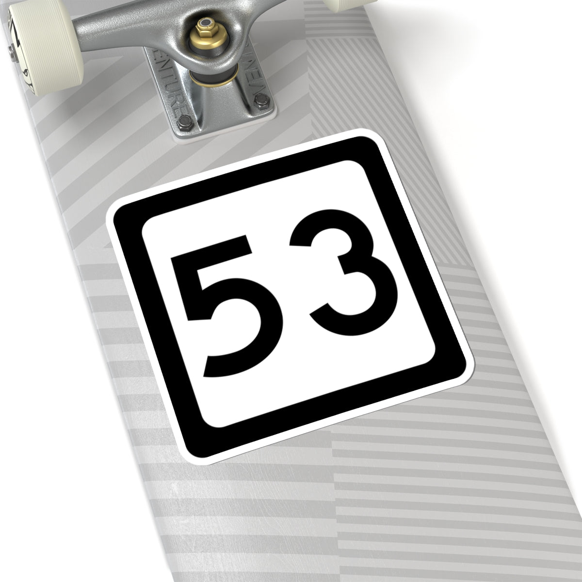 WV-53 (Virginia) (Road Sign) STICKER Vinyl Kiss-Cut Decal