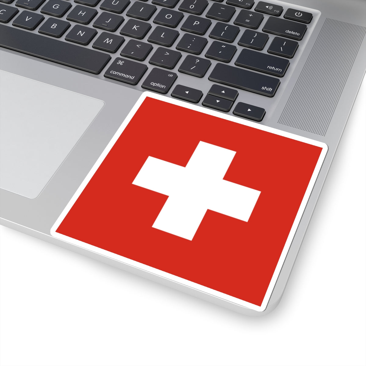 Flag of Switzerland 3-5 (Switzerland) STICKER Vinyl Kiss-Cut Decal