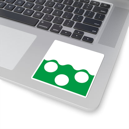 Flag of Pajala (Sweden) STICKER Vinyl Kiss-Cut Decal