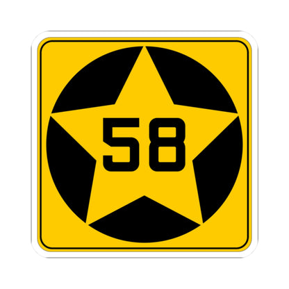 MN-58 1920 (Minnesota) (Road Sign) STICKER Vinyl Kiss-Cut Decal