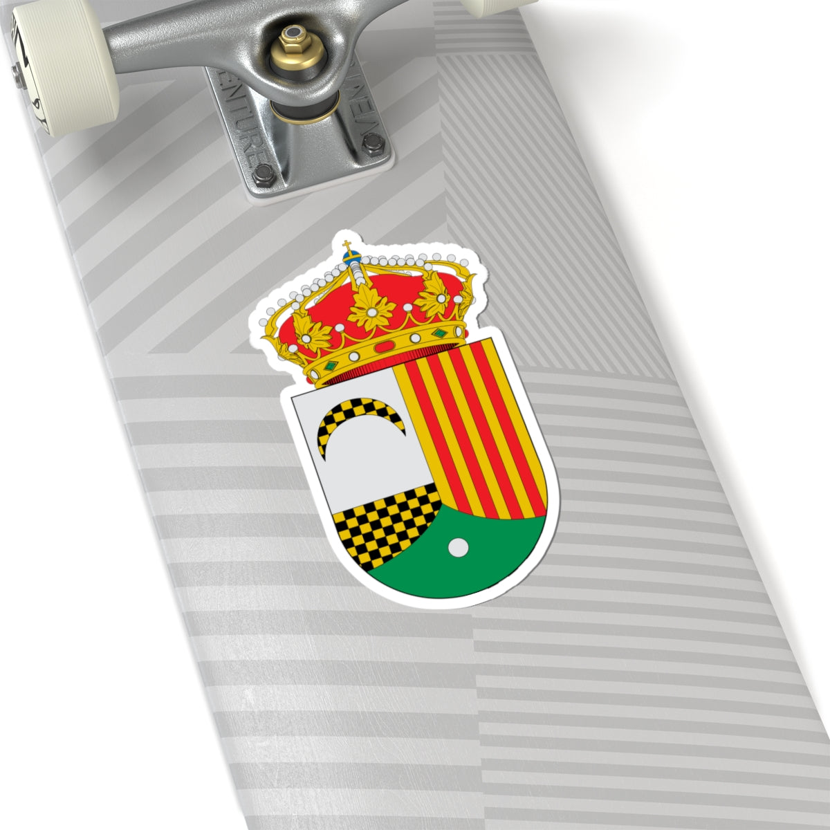 Escudo de Erla (Spain) (Coat of Arms) STICKER Vinyl Kiss-Cut Decal