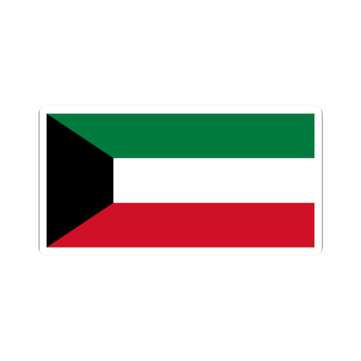 Flag of Kuwait (Kuwait) STICKER Vinyl Kiss-Cut Decal