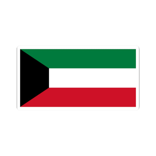 Flag of Kuwait (Kuwait) STICKER Vinyl Kiss-Cut Decal