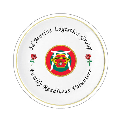 3d Marines Logistics Group Family Readiness Volunteer (USMC) STICKER Vinyl Kiss-Cut Decal