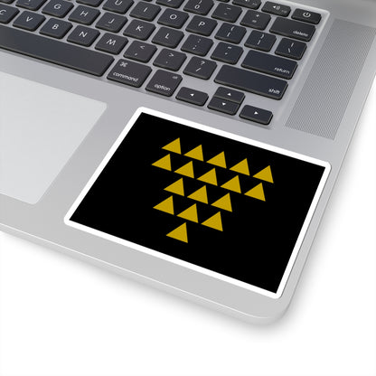 Flag of Oppegård (Norway) STICKER Vinyl Kiss-Cut Decal