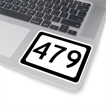 WV-479 (Virginia) (Road Sign) STICKER Vinyl Kiss-Cut Decal
