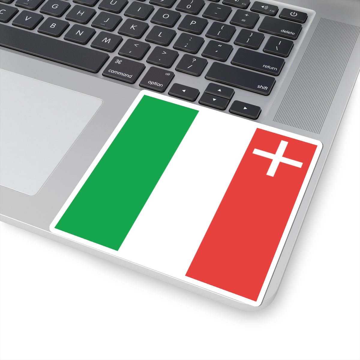 Flag of Canton of Neuchatel (Switzerland) STICKER Vinyl Kiss-Cut Decal