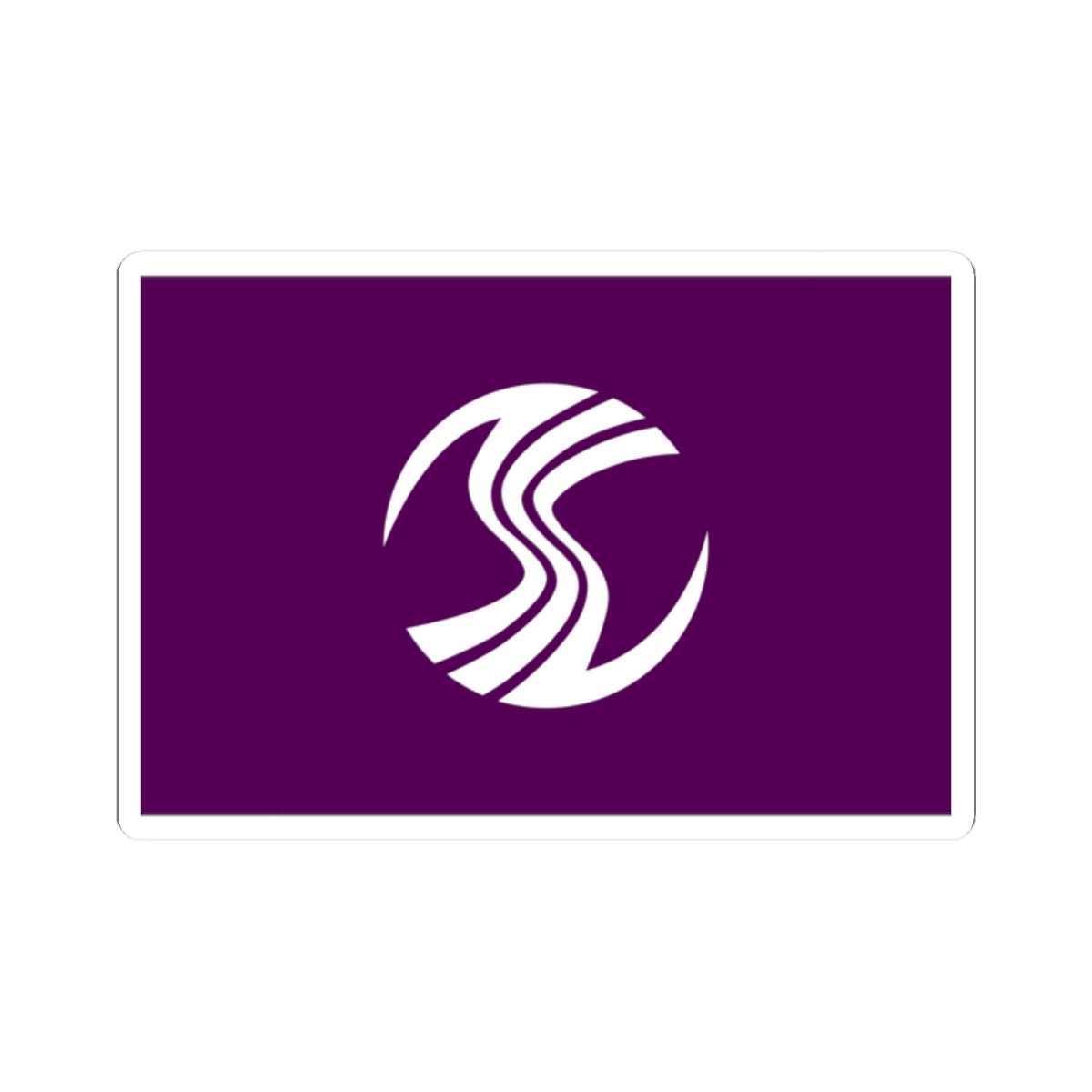 Flag of Sakegawa Yamagata (Japan) STICKER Vinyl Kiss-Cut Decal
