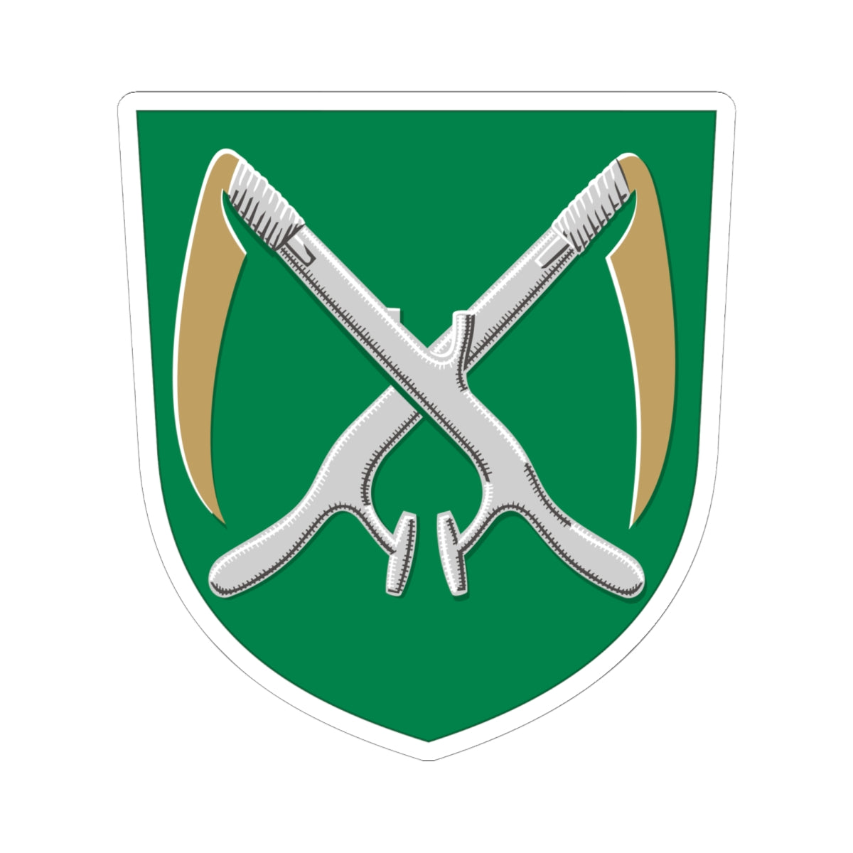 Alavieska.vaakuna (Finland) (Coat of Arms) STICKER Vinyl Kiss-Cut Decal