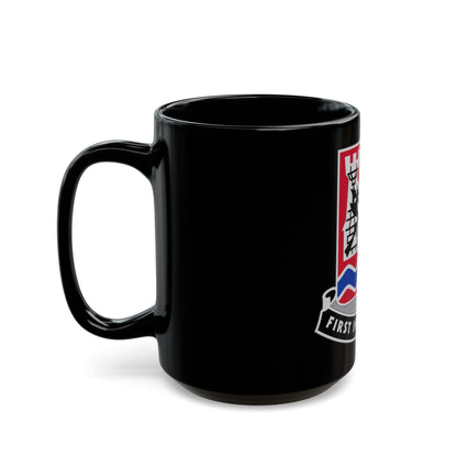 898 Engineer Battalion (U.S. Army) Black Coffee Mug-The Sticker Space