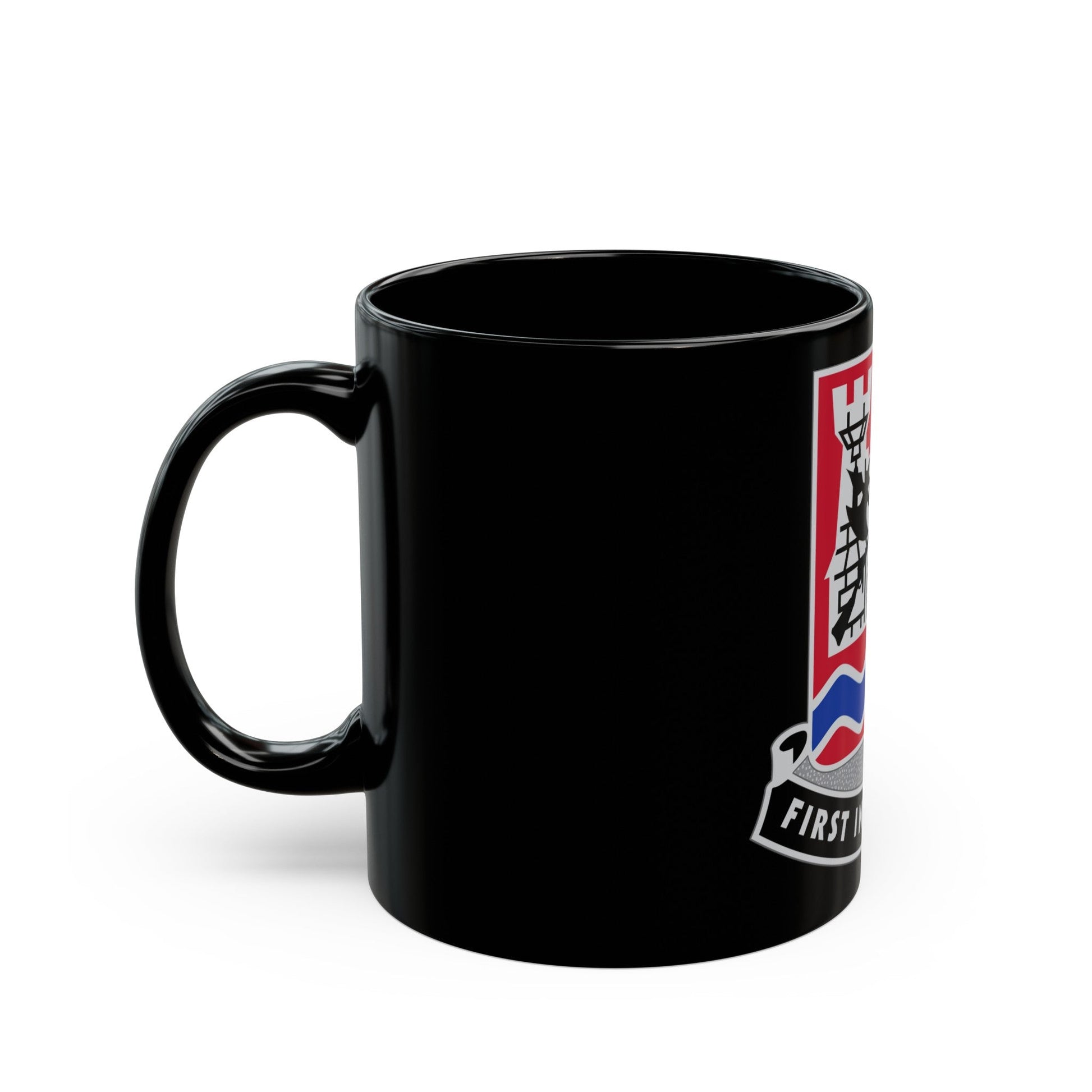 898 Engineer Battalion (U.S. Army) Black Coffee Mug-The Sticker Space