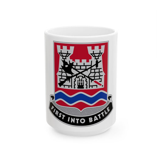 898 Engineer Battalion (U.S. Army) White Coffee Mug-15oz-The Sticker Space