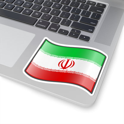 Nuvola Iranian flag (Iran) STICKER Vinyl Kiss-Cut Decal