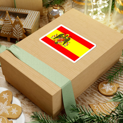 Flag of Spain under Franco (Spain) STICKER Vinyl Kiss-Cut Decal