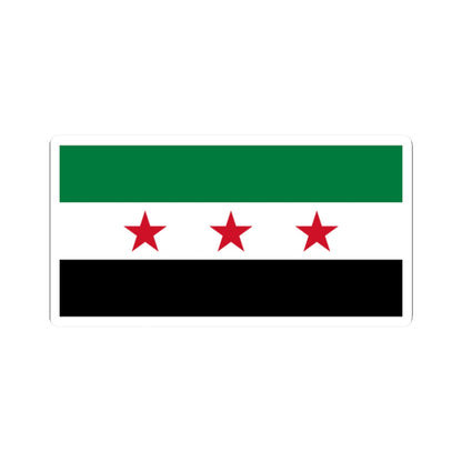 Flag of Syria 1930-1958 19611963 (Syria) STICKER Vinyl Kiss-Cut Decal