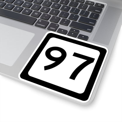 WV-97 (Virginia) (Road Sign) STICKER Vinyl Kiss-Cut Decal