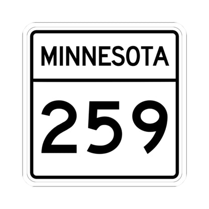 MN-259 1948 (Minnesota) (Road Sign) STICKER Vinyl Kiss-Cut Decal