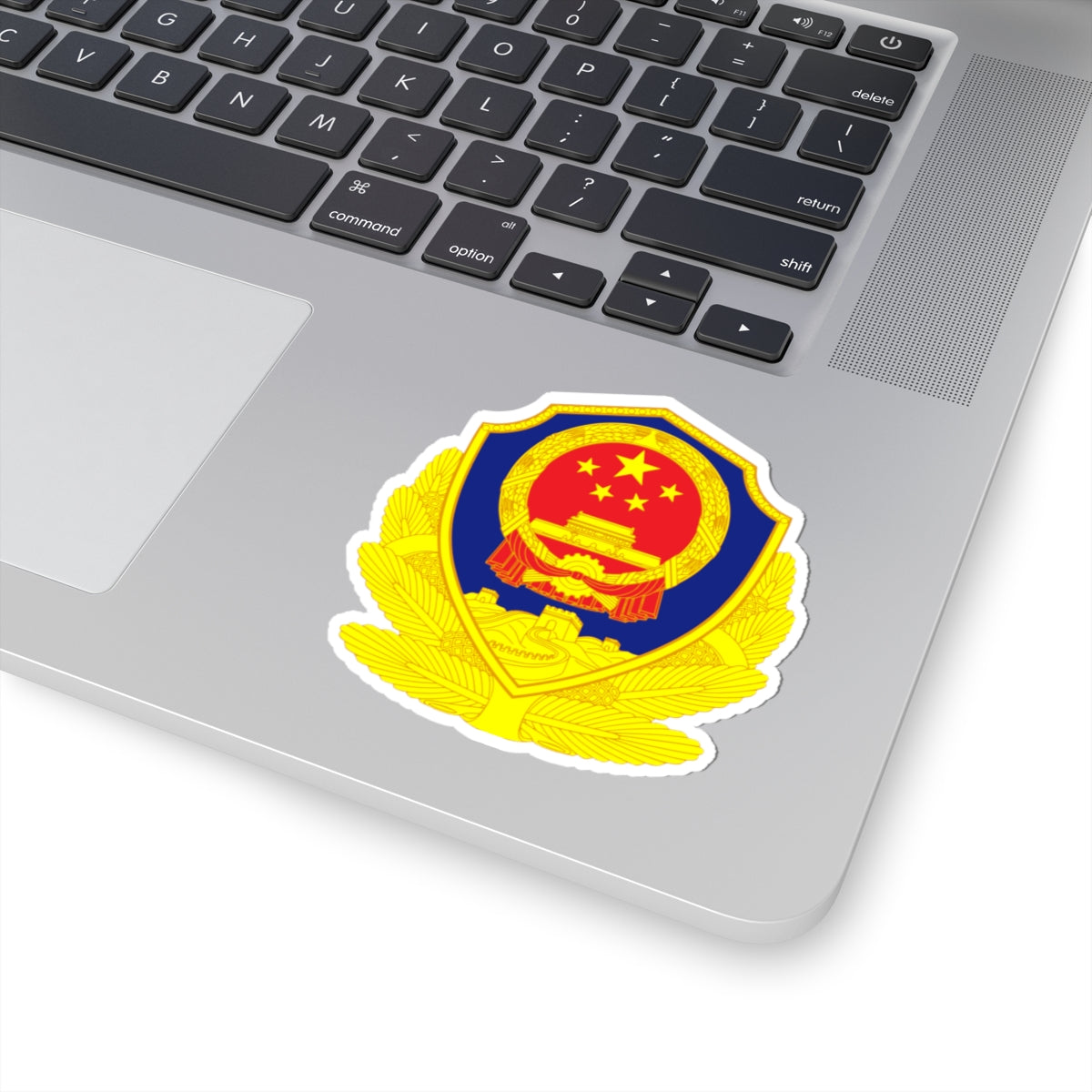 Police Badge of China (China) (Coat of Arms) STICKER Vinyl Kiss-Cut Decal