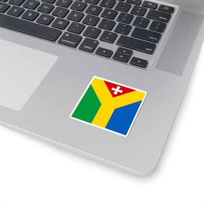 Shepetivka flag (Ukraine) STICKER Vinyl Kiss-Cut Decal
