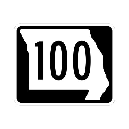 MO-100 (Missouri) (Road Sign) STICKER Vinyl Kiss-Cut Decal