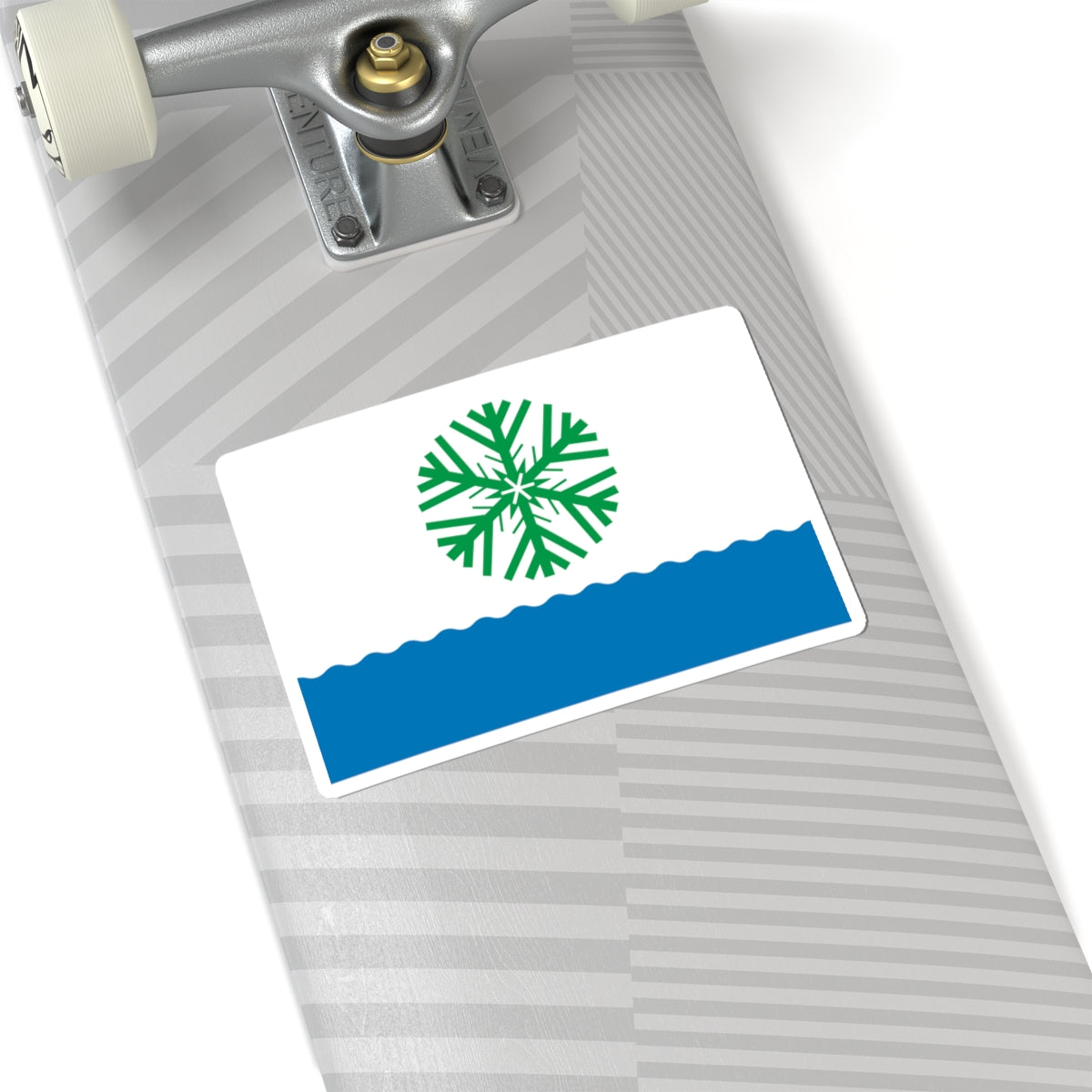 Flag of Novodvinsk Arkhangelsk oblast (Russia) STICKER Vinyl Kiss-Cut Decal