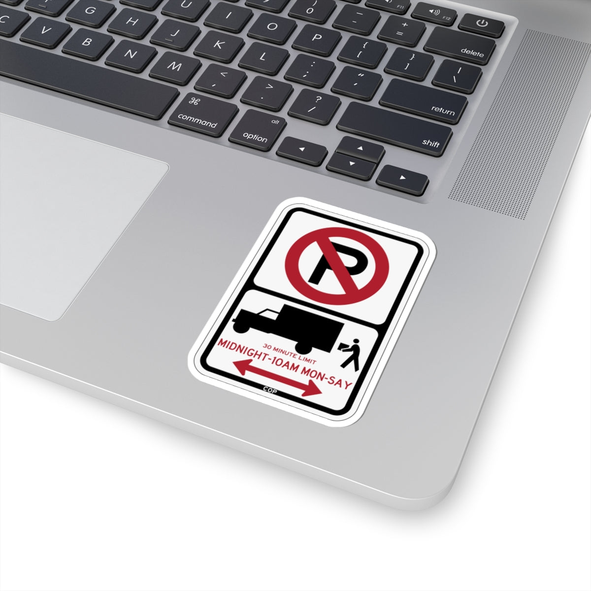 PBOT Road sign P2026D (Oregon) (Road Sign) STICKER Vinyl Kiss-Cut Decal