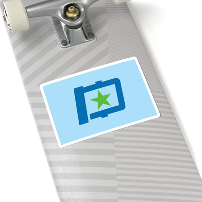 Flag of Yūbetsu Hokkaido (Japan) STICKER Vinyl Kiss-Cut Decal