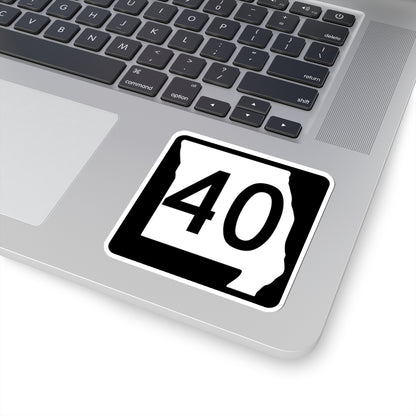 MO-40 (Missouri) (Road Sign) STICKER Vinyl Kiss-Cut Decal