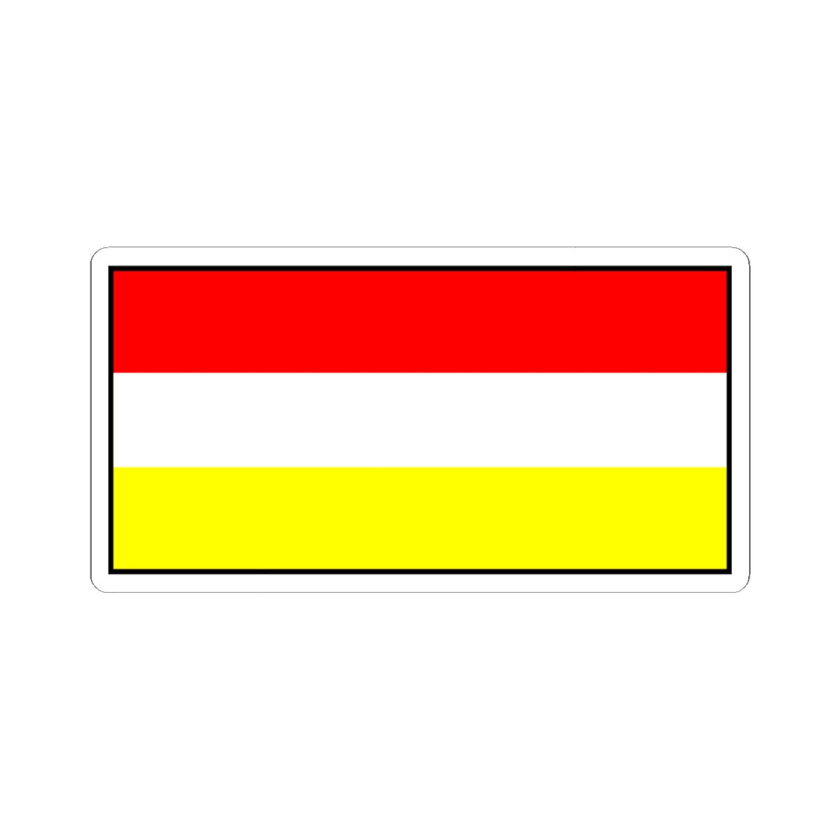 Flag of Wellesbourne (England) STICKER Vinyl Kiss-Cut Decal