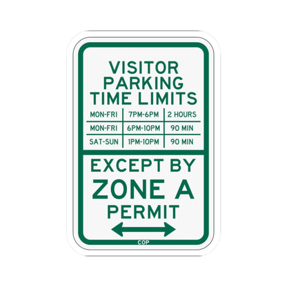 PBOT Road sign P4446A (Oregon) (Road Sign) STICKER Vinyl Kiss-Cut Decal