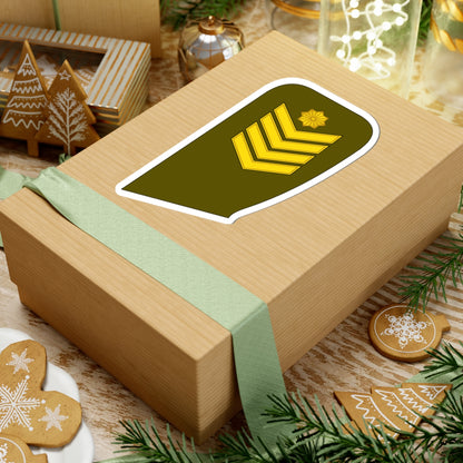 12 Lithuania Army SGM (Lithuania) (Military Rank) STICKER Vinyl Kiss-Cut Decal