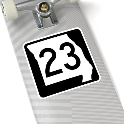 MO-23 (Missouri) (Road Sign) STICKER Vinyl Kiss-Cut Decal
