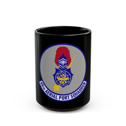 89th Aerial Port Squadron (U.S. Air Force) Black Coffee Mug-15oz-The Sticker Space