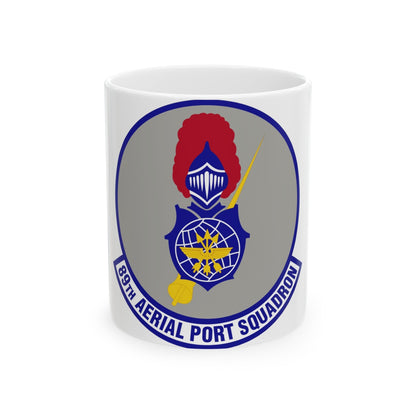 89th Aerial Port Squadron (U.S. Air Force) White Coffee Mug-11oz-The Sticker Space