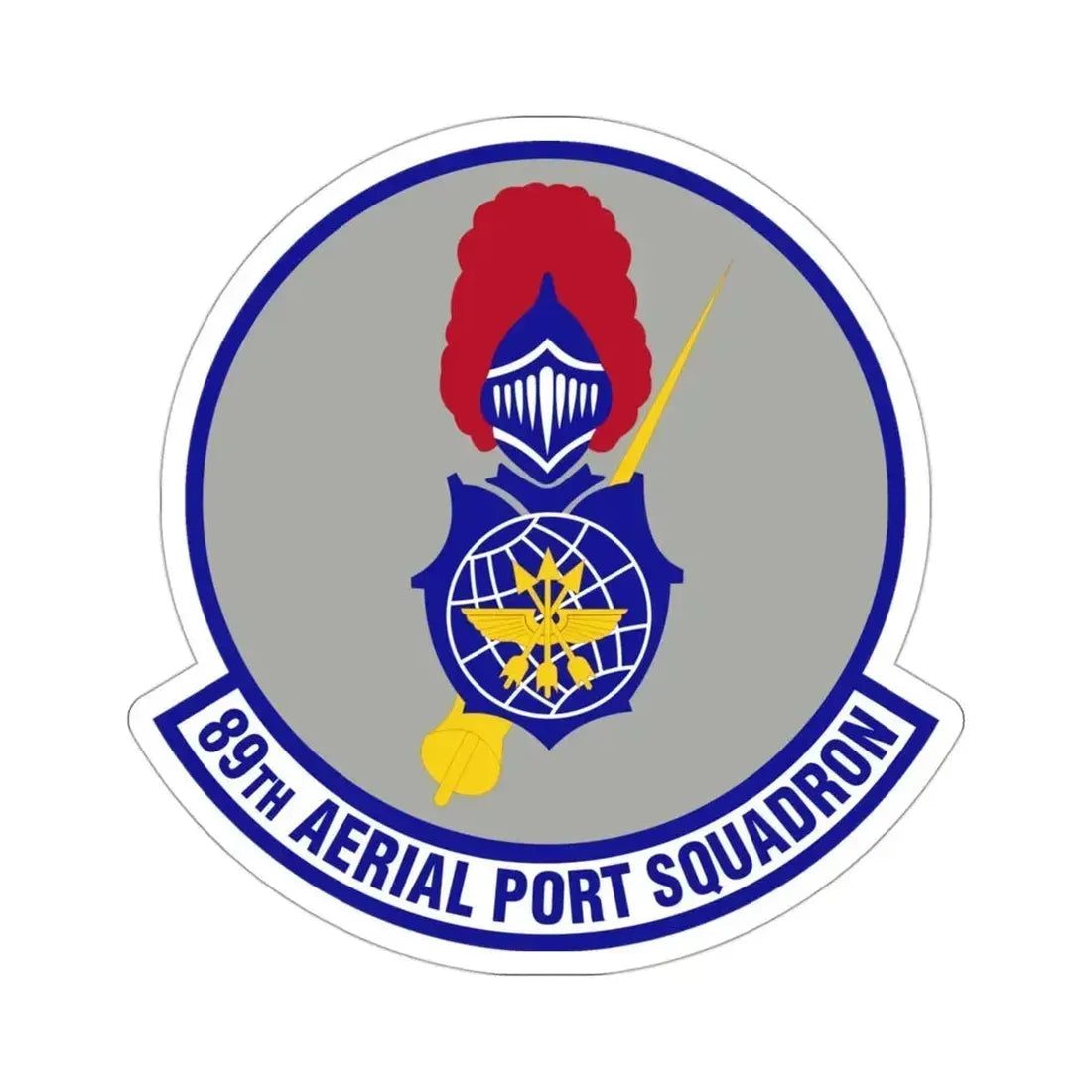 89th Aerial Port Squadron (U.S. Air Force) STICKER Vinyl Die-Cut Decal 3 Inch - The Sticker Space