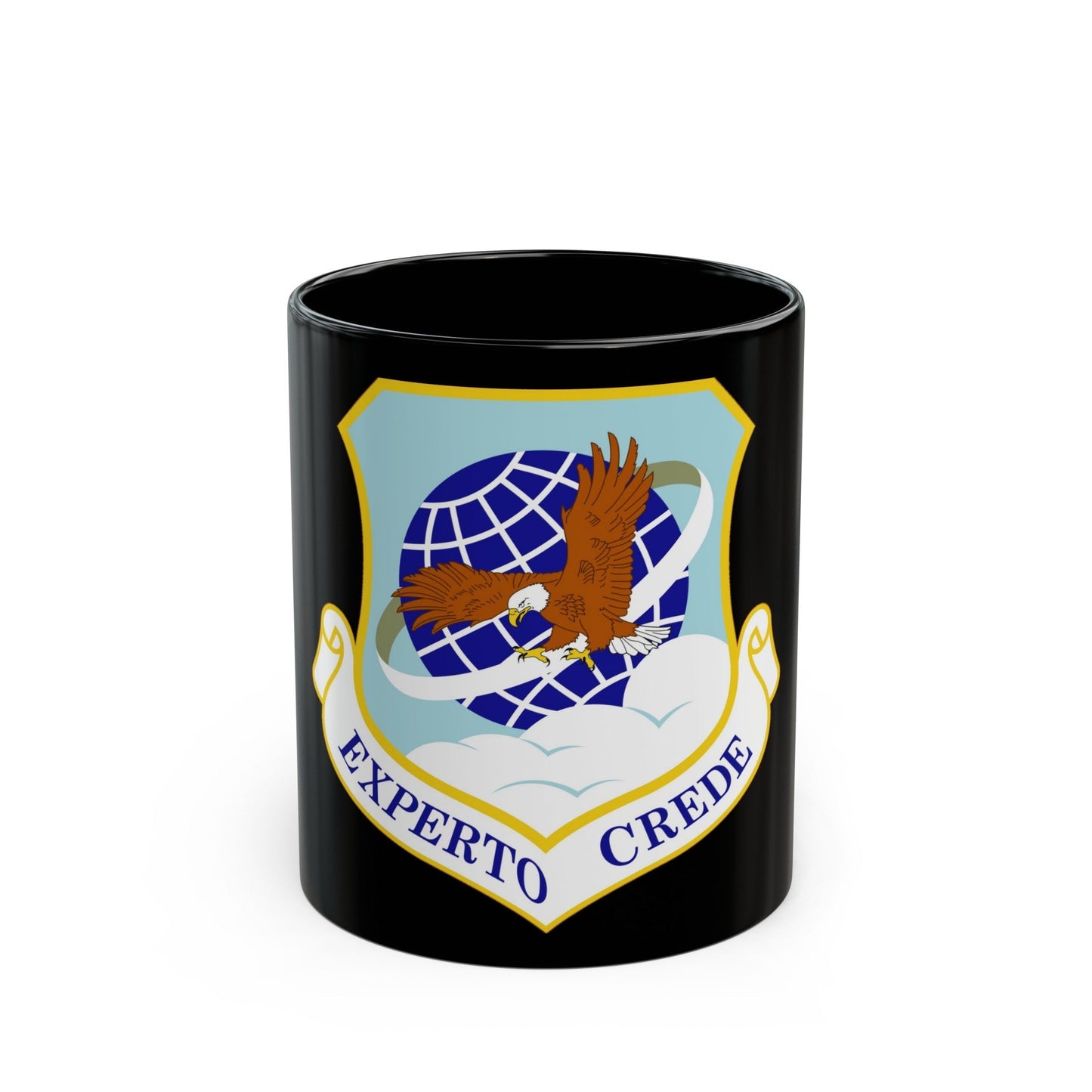 89th Airlift Wing (U.S. Air Force) Black Coffee Mug-11oz-The Sticker Space