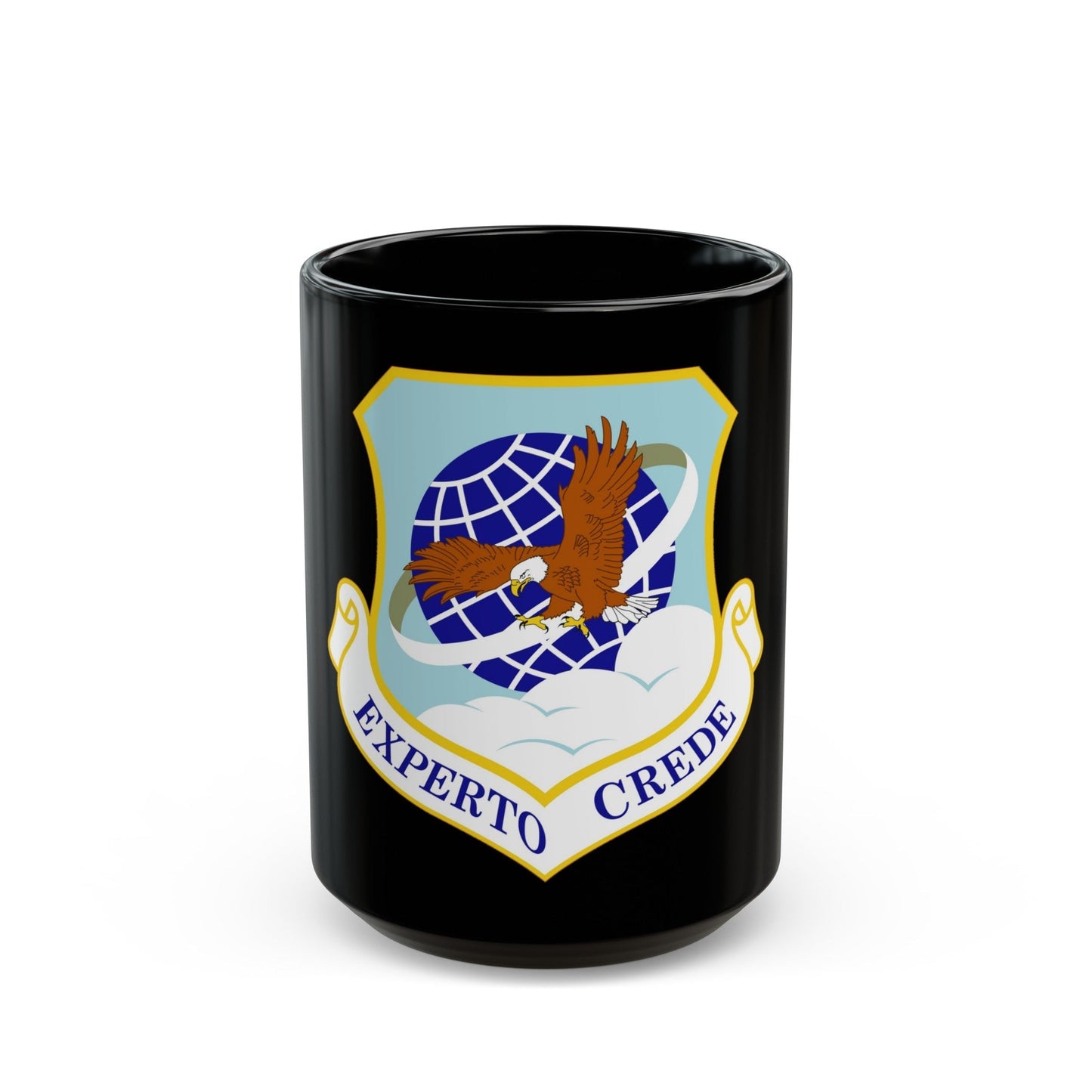 89th Airlift Wing (U.S. Air Force) Black Coffee Mug-15oz-The Sticker Space