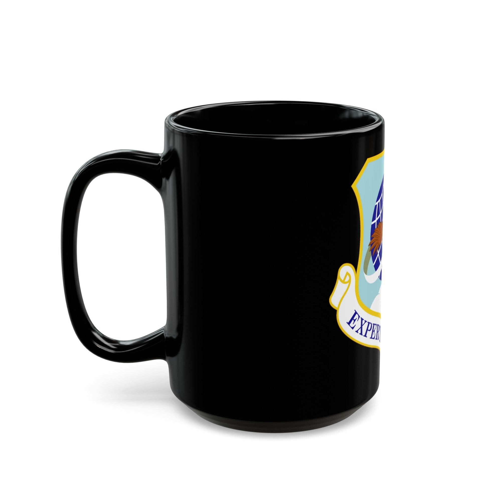 89th Airlift Wing (U.S. Air Force) Black Coffee Mug-The Sticker Space