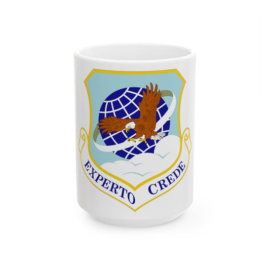 89th Airlift Wing (U.S. Air Force) White Coffee Mug-15oz-The Sticker Space