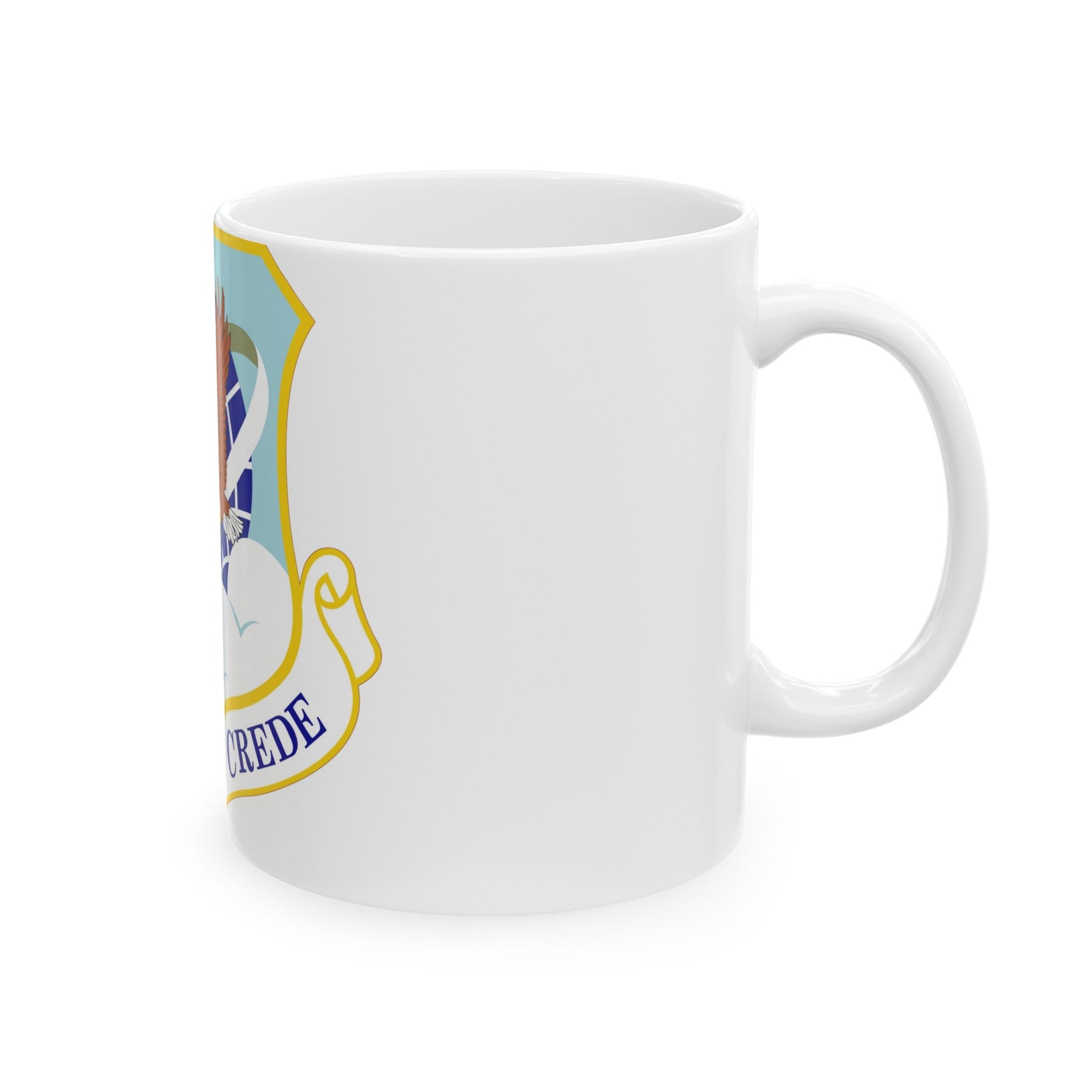 89th Airlift Wing (U.S. Air Force) White Coffee Mug-The Sticker Space