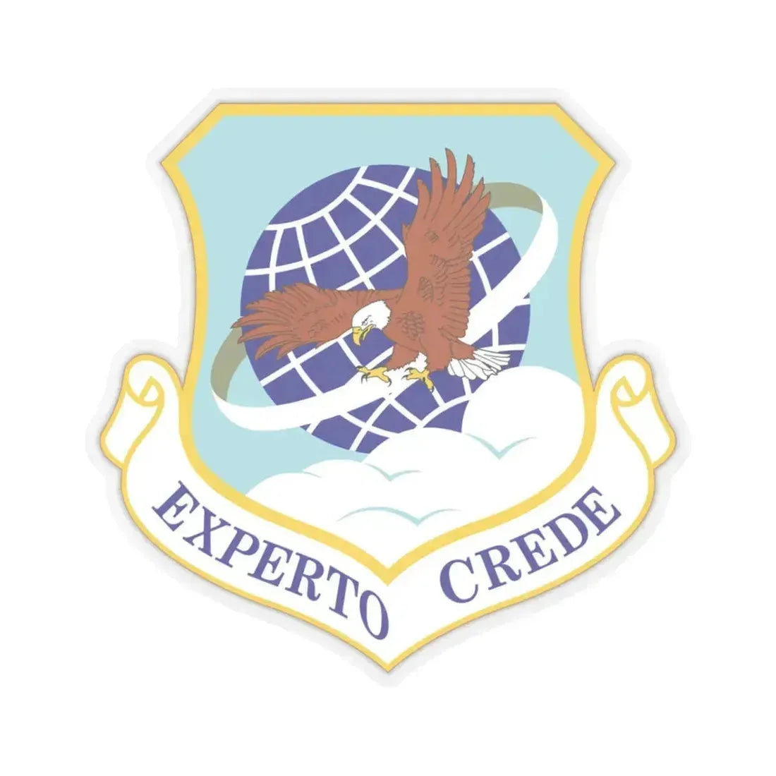 89th Airlift Wing (U.S. Air Force) STICKER Vinyl Kiss-Cut Decal 3 Inch Transparent - The Sticker Space