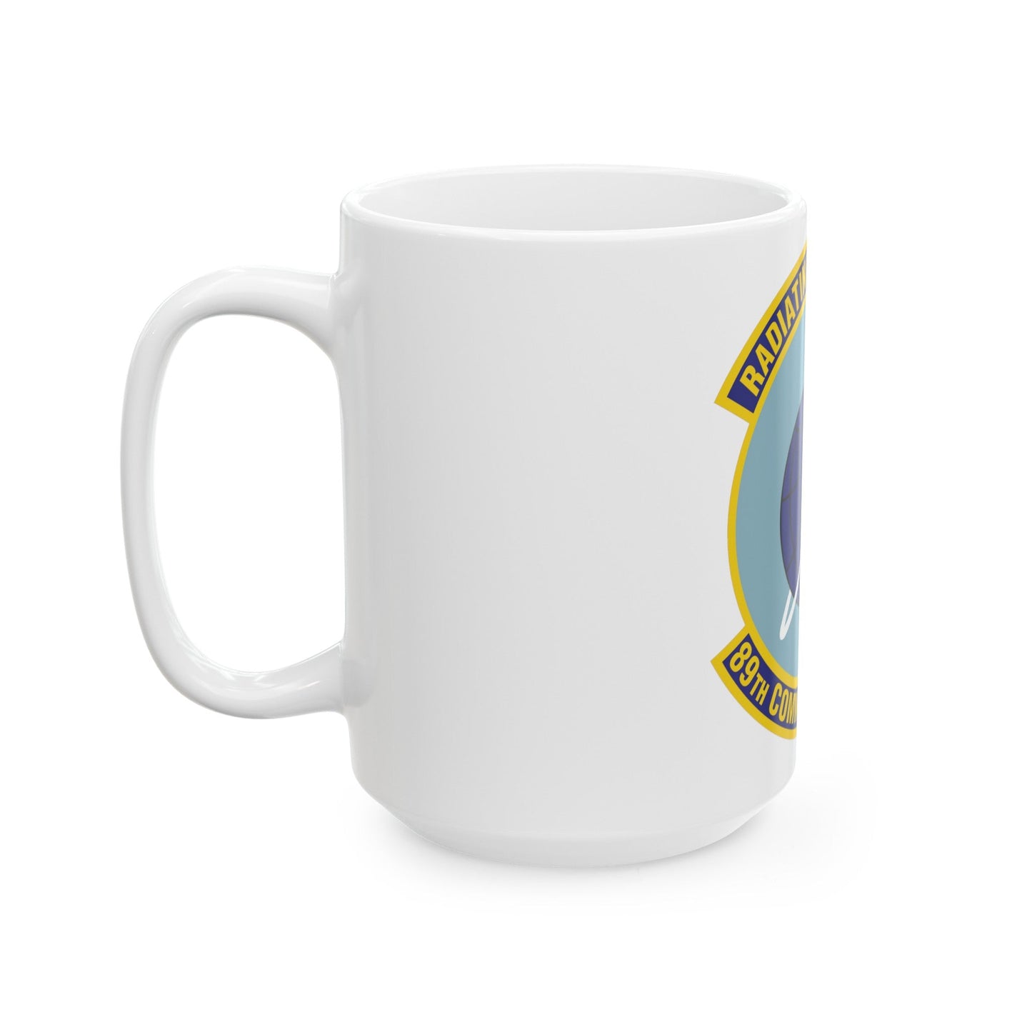 89th Communications Squadron (U.S. Air Force) White Coffee Mug-The Sticker Space