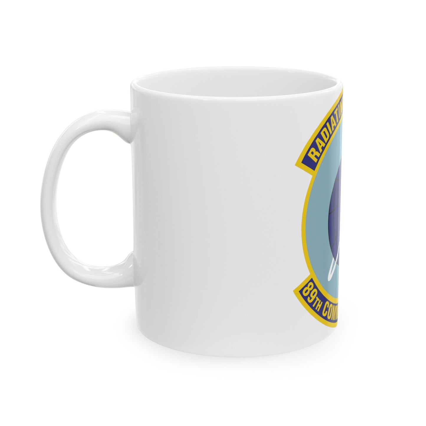 89th Communications Squadron (U.S. Air Force) White Coffee Mug-The Sticker Space