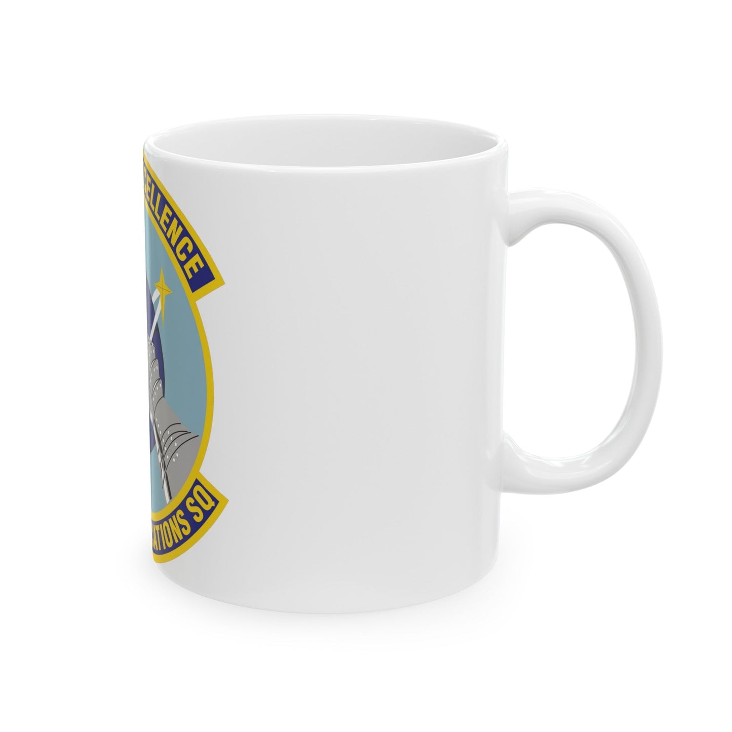 89th Communications Squadron (U.S. Air Force) White Coffee Mug-The Sticker Space