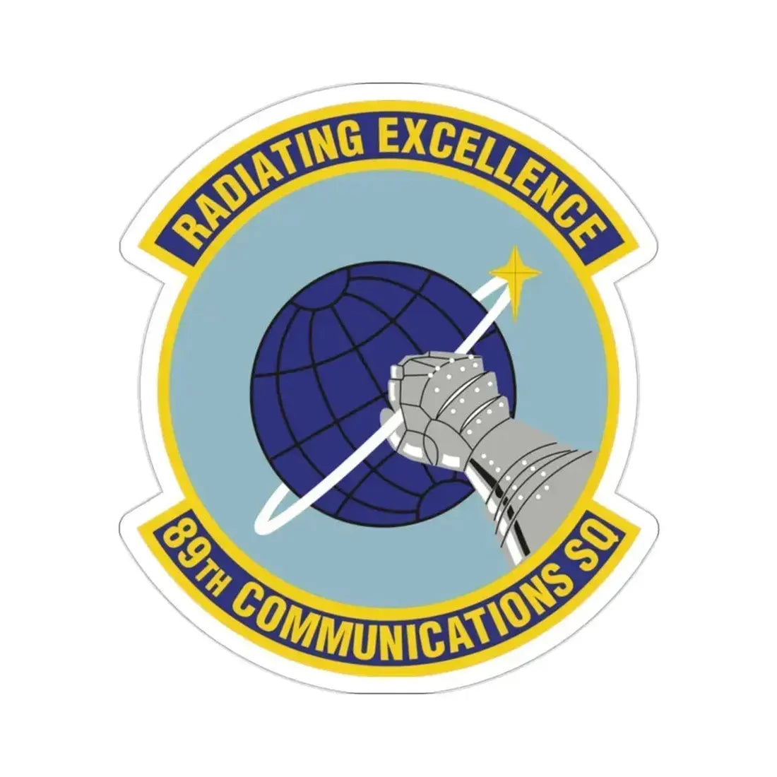 89th Communications Squadron (U.S. Air Force) STICKER Vinyl Die-Cut Decal 2 Inch - The Sticker Space