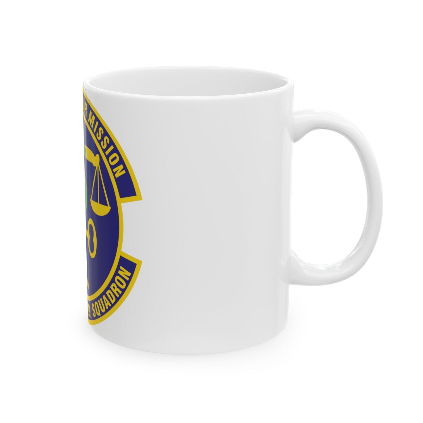 89th Comptroller Squadron (U.S. Air Force) White Coffee Mug-The Sticker Space