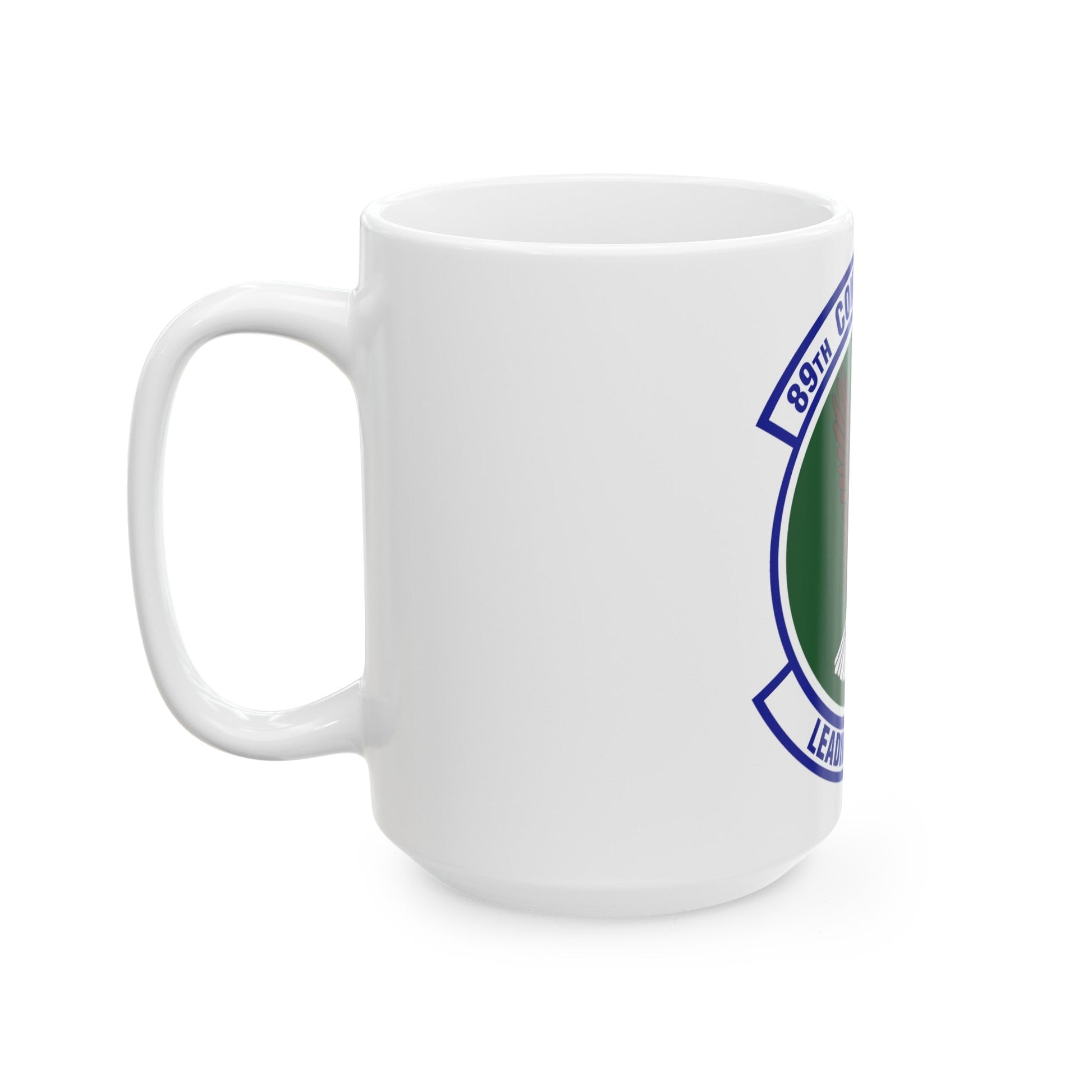 89th Contracting Squadron (U.S. Air Force) White Coffee Mug-The Sticker Space