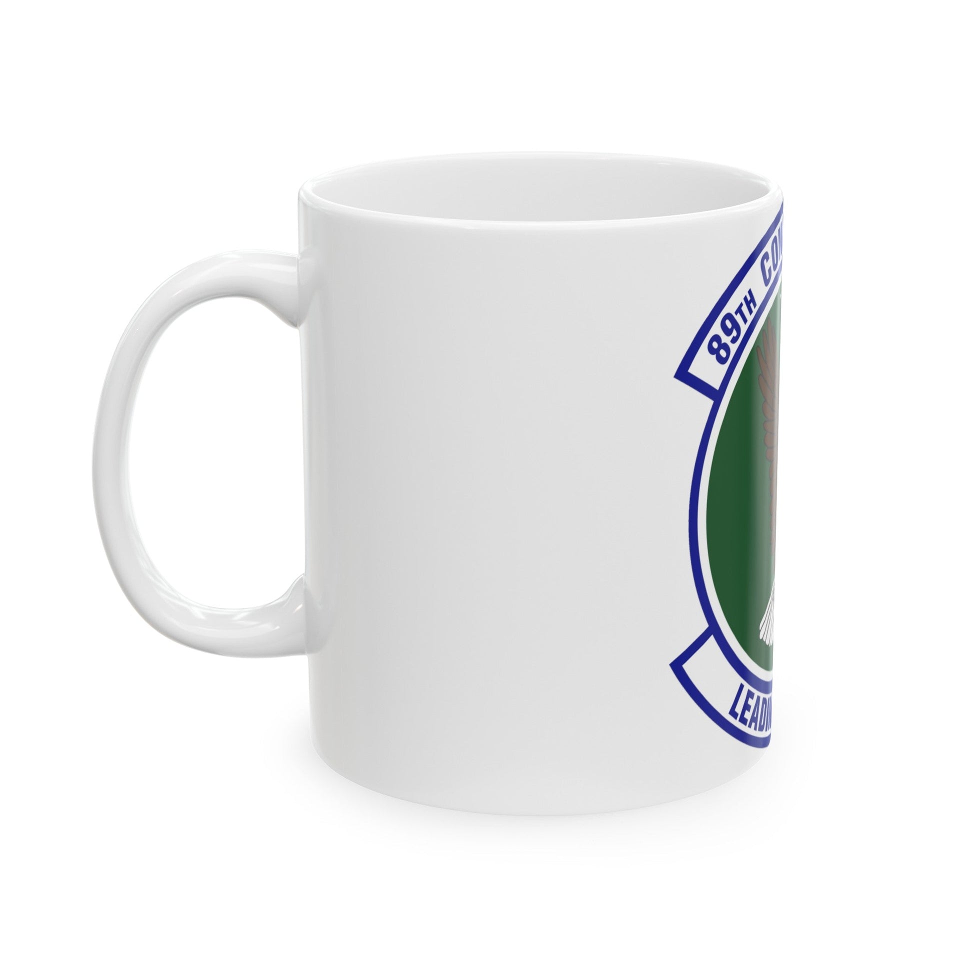 89th Contracting Squadron (U.S. Air Force) White Coffee Mug-The Sticker Space